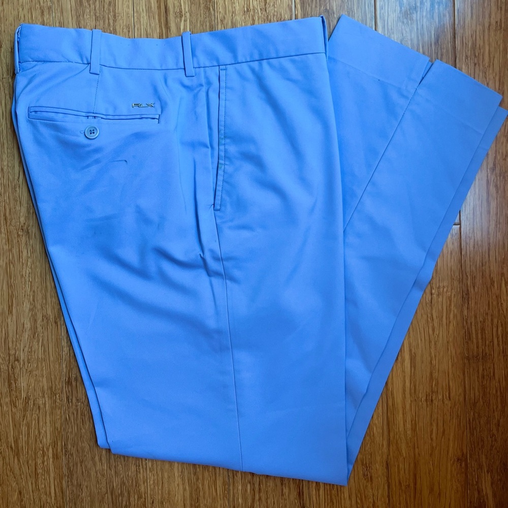 RLX Ralph Lauren Men's 34x34 Stretch Spyglass Blue Golf Pants
